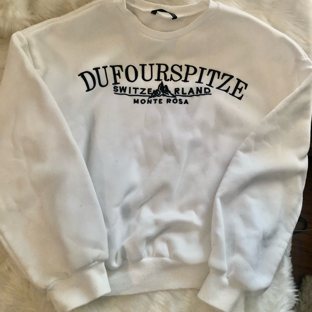 White sweater large
